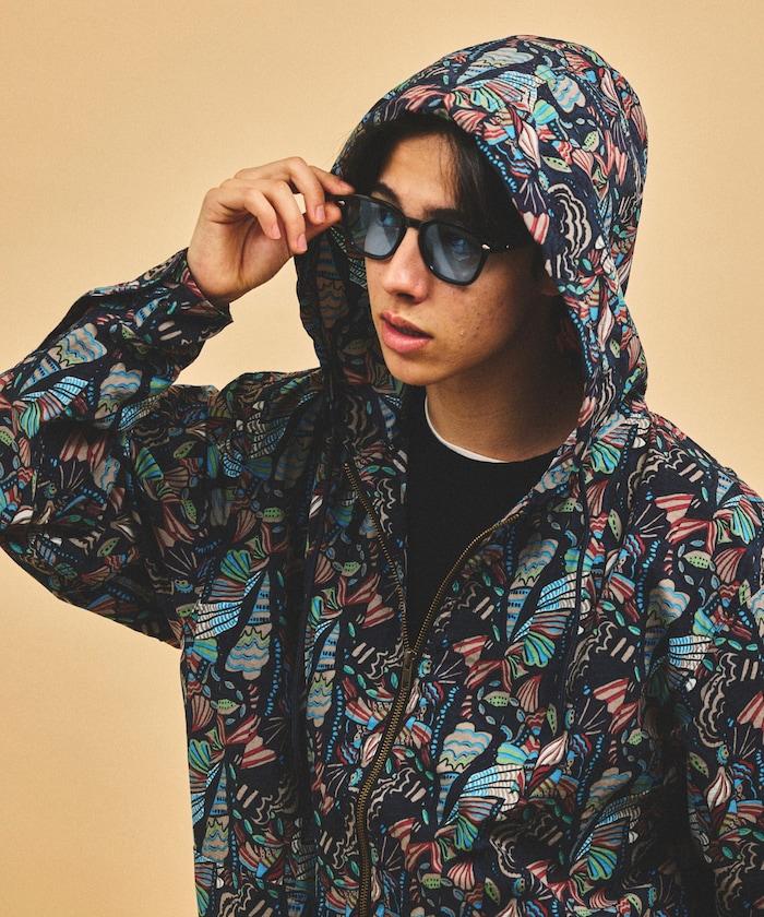 拉鍊連帽 再生尼龍 夾克