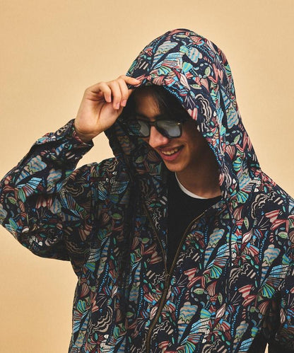 拉鍊連帽 再生尼龍 夾克