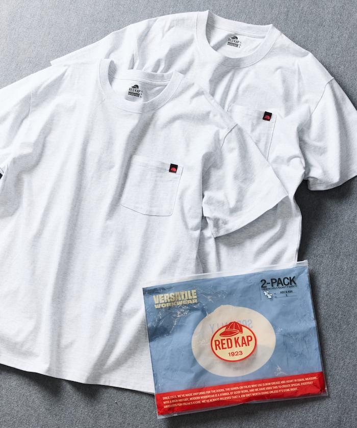 聯名款 2P 圓領 短袖 單點Logo 口袋Tee T恤 兩件套