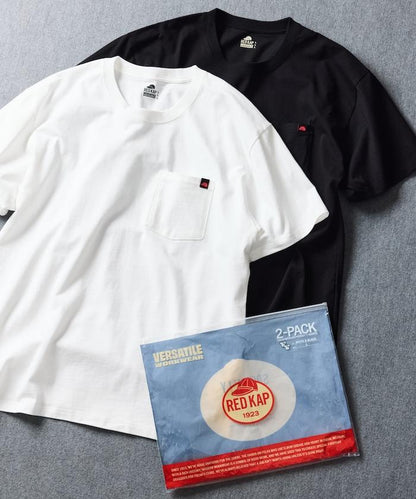聯名款 2P 圓領 短袖 單點Logo 口袋Tee T恤 兩件套