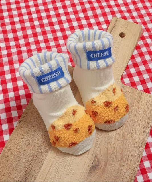 下午茶點心圖案 嬰兒襪