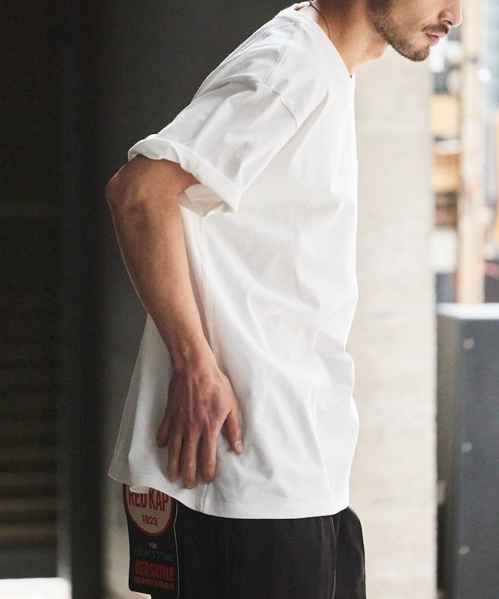 聯名款 2P 圓領 短袖 單點Logo 口袋Tee T恤 兩件套