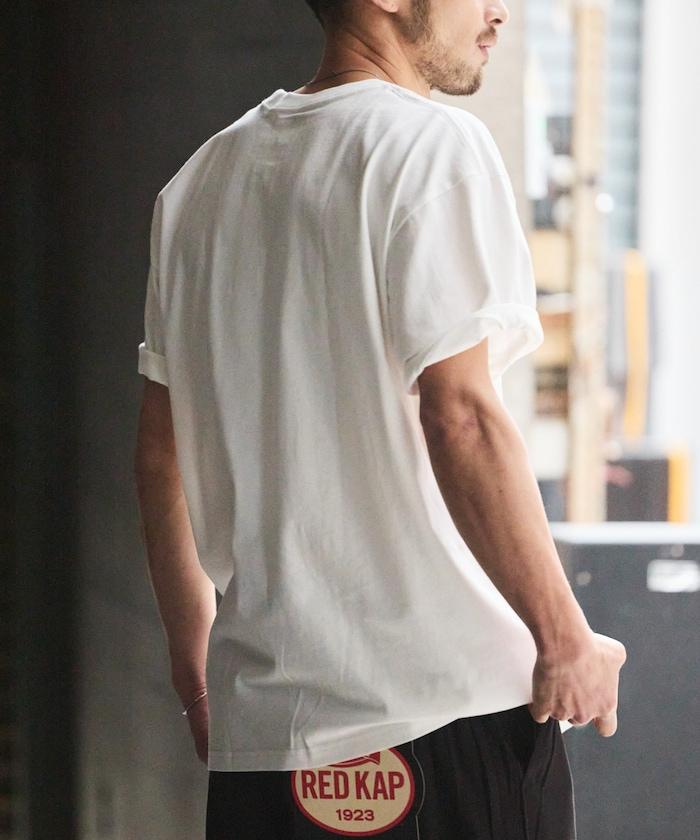 聯名款 2P 圓領 短袖 單點Logo 口袋Tee T恤 兩件套