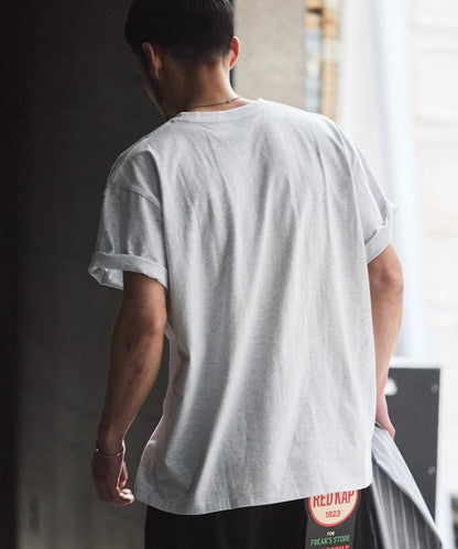 聯名款 2P 圓領 短袖 單點Logo 口袋Tee T恤 兩件套