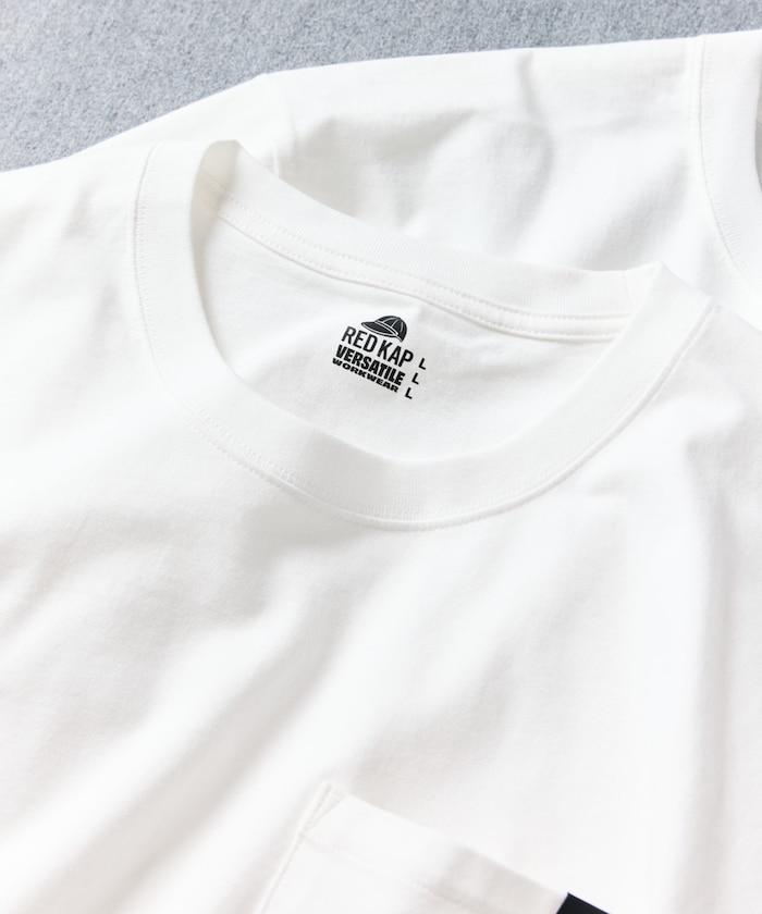 聯名款 2P 圓領 短袖 單點Logo 口袋Tee T恤 兩件套