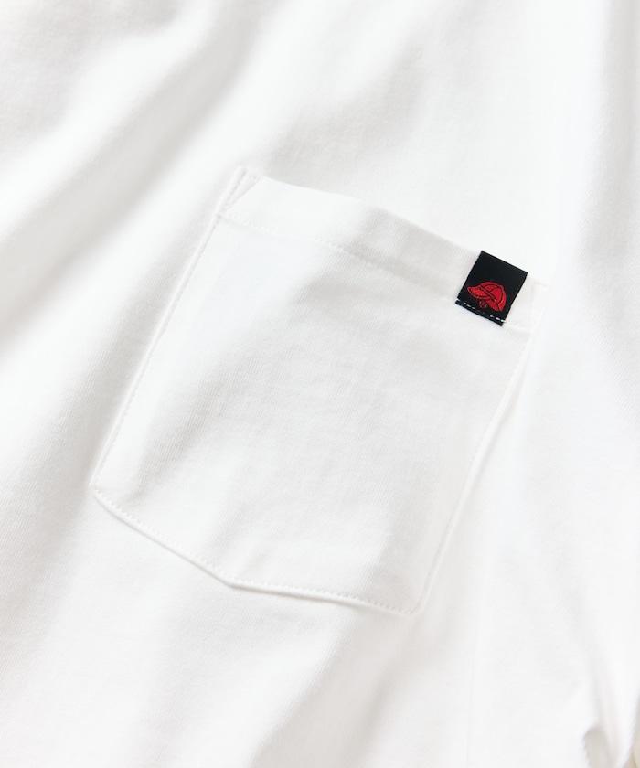 聯名款 2P 圓領 短袖 單點Logo 口袋Tee T恤 兩件套