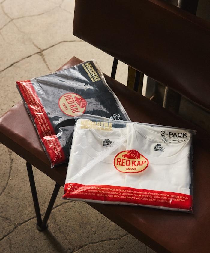 聯名款 2P 圓領 短袖 單點Logo 口袋Tee T恤 兩件套