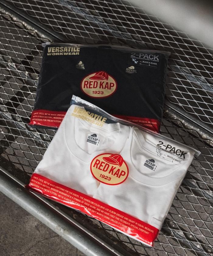 聯名款 2P 圓領 短袖 單點Logo 口袋Tee T恤 兩件套