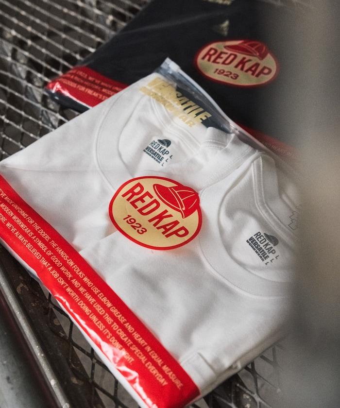 聯名款 2P 圓領 短袖 單點Logo 口袋Tee T恤 兩件套