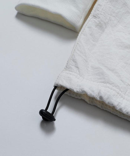 側袋 抽繩 科技保暖 圓領上衣