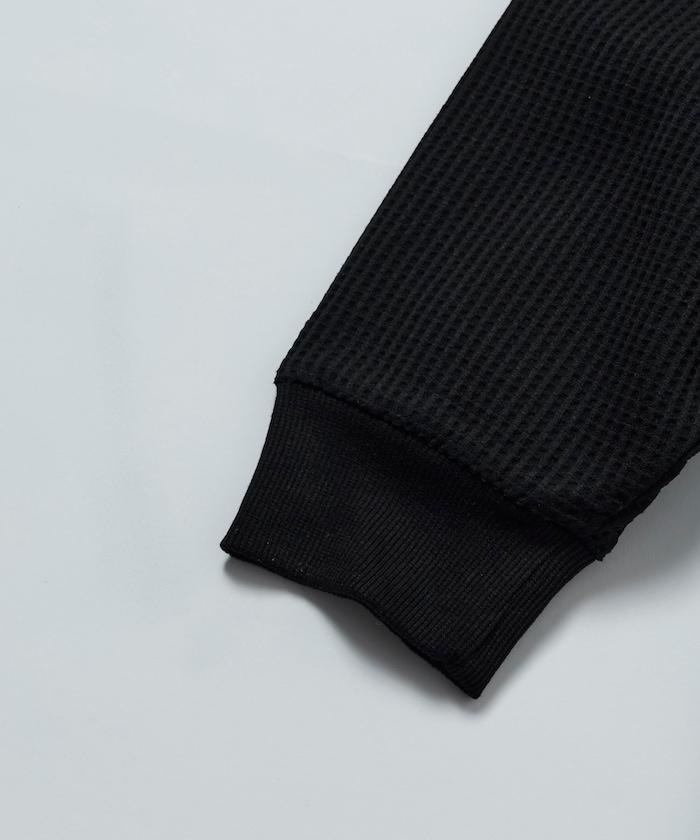 側袋 抽繩 科技保暖 圓領上衣