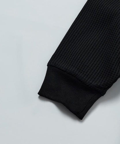 側袋 抽繩 科技保暖 圓領上衣