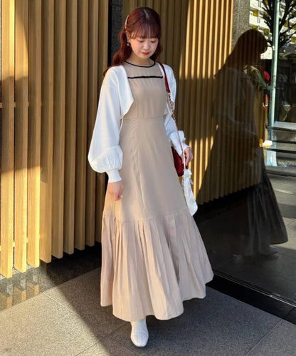 ayano企畫 小披肩套裝連衣裙