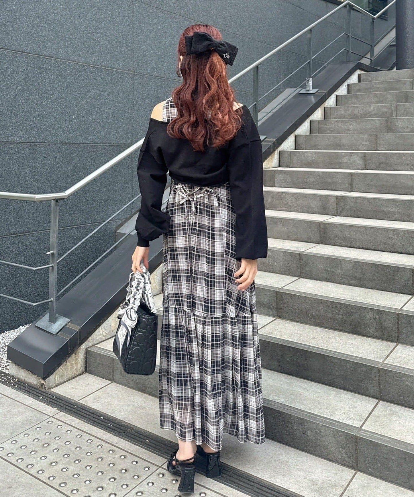 ayano企畫 小披肩套裝連衣裙