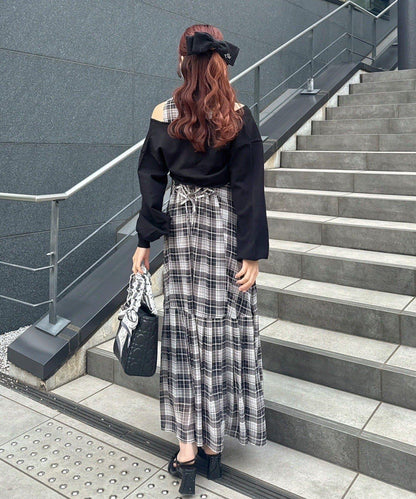 ayano企畫 小披肩套裝連衣裙