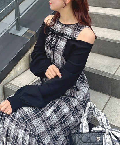 ayano企畫 小披肩套裝連衣裙