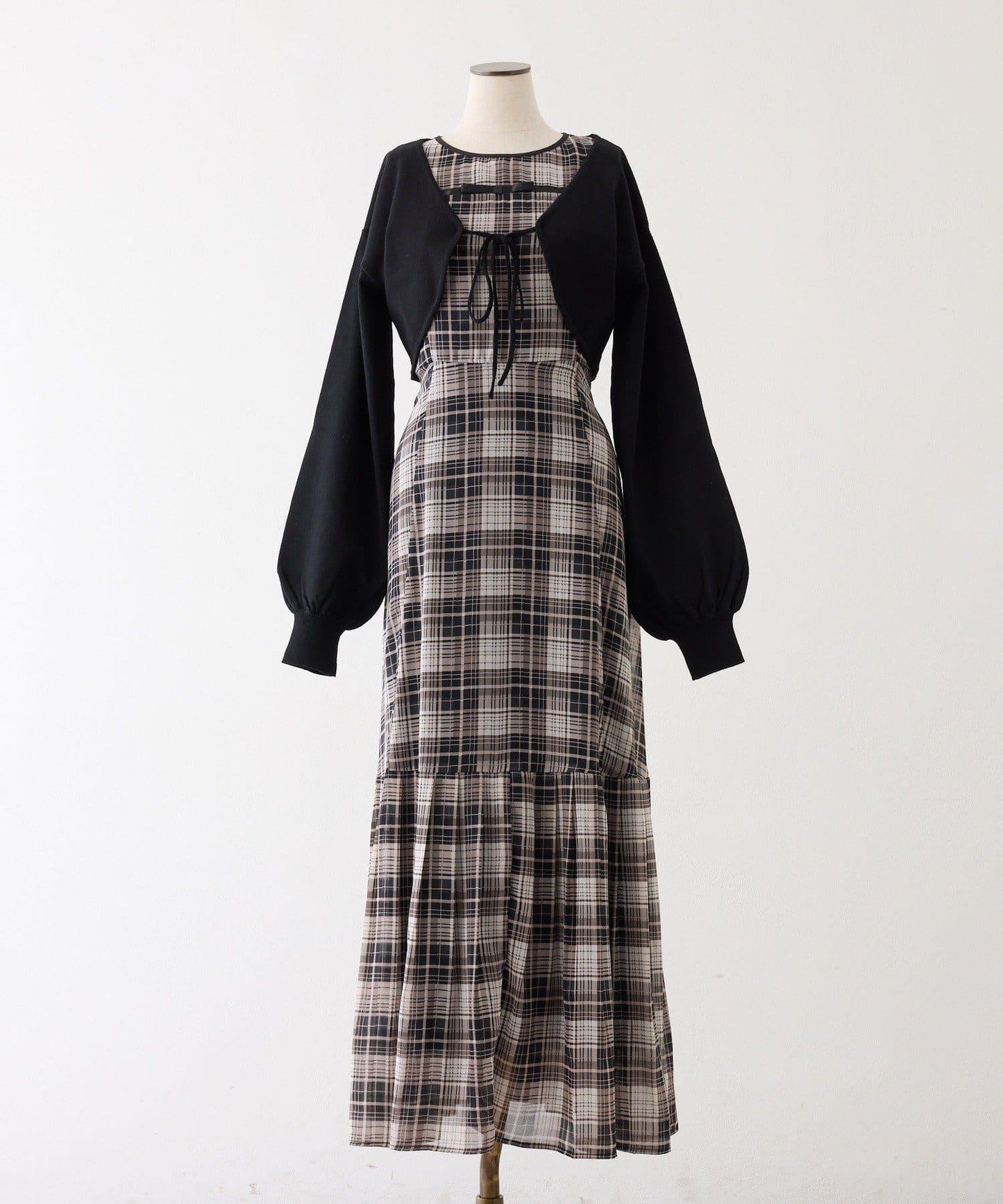 ayano企畫 小披肩套裝連衣裙