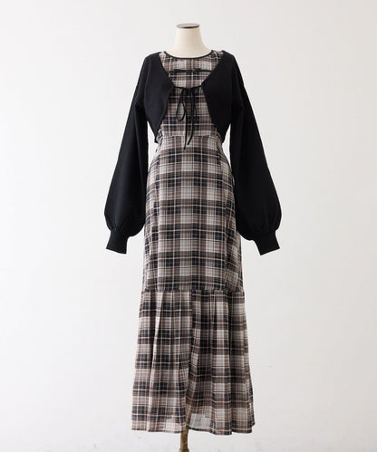 ayano企畫 小披肩套裝連衣裙