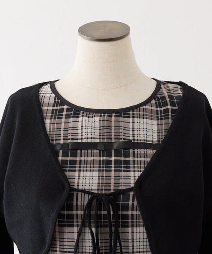 ayano企畫 小披肩套裝連衣裙