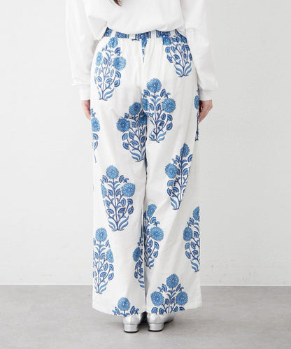 nane India Series 花卉圖案休閒長褲