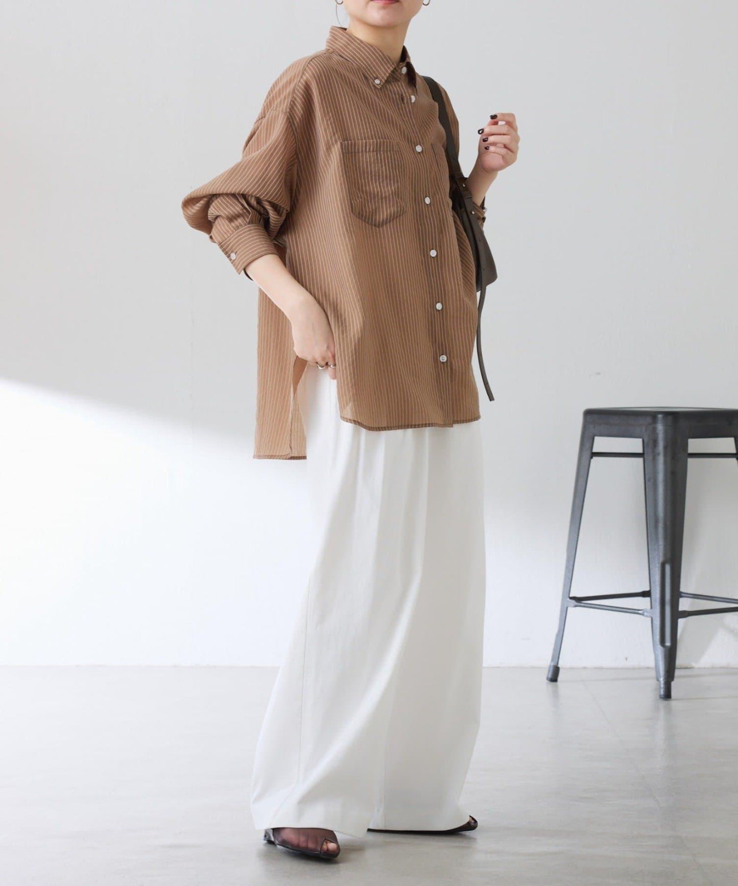 適合換季 透感條紋襯衫