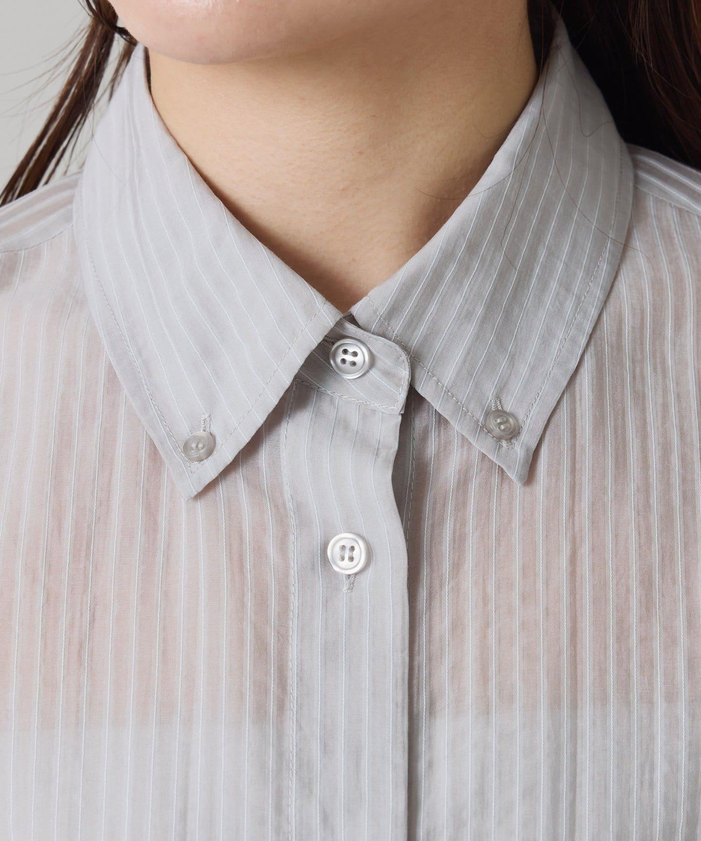 適合換季 透感條紋襯衫