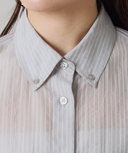 適合換季 透感條紋襯衫