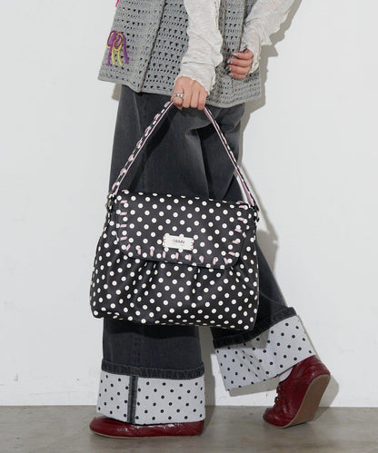 GRAIN 刺繡波點 波士頓包