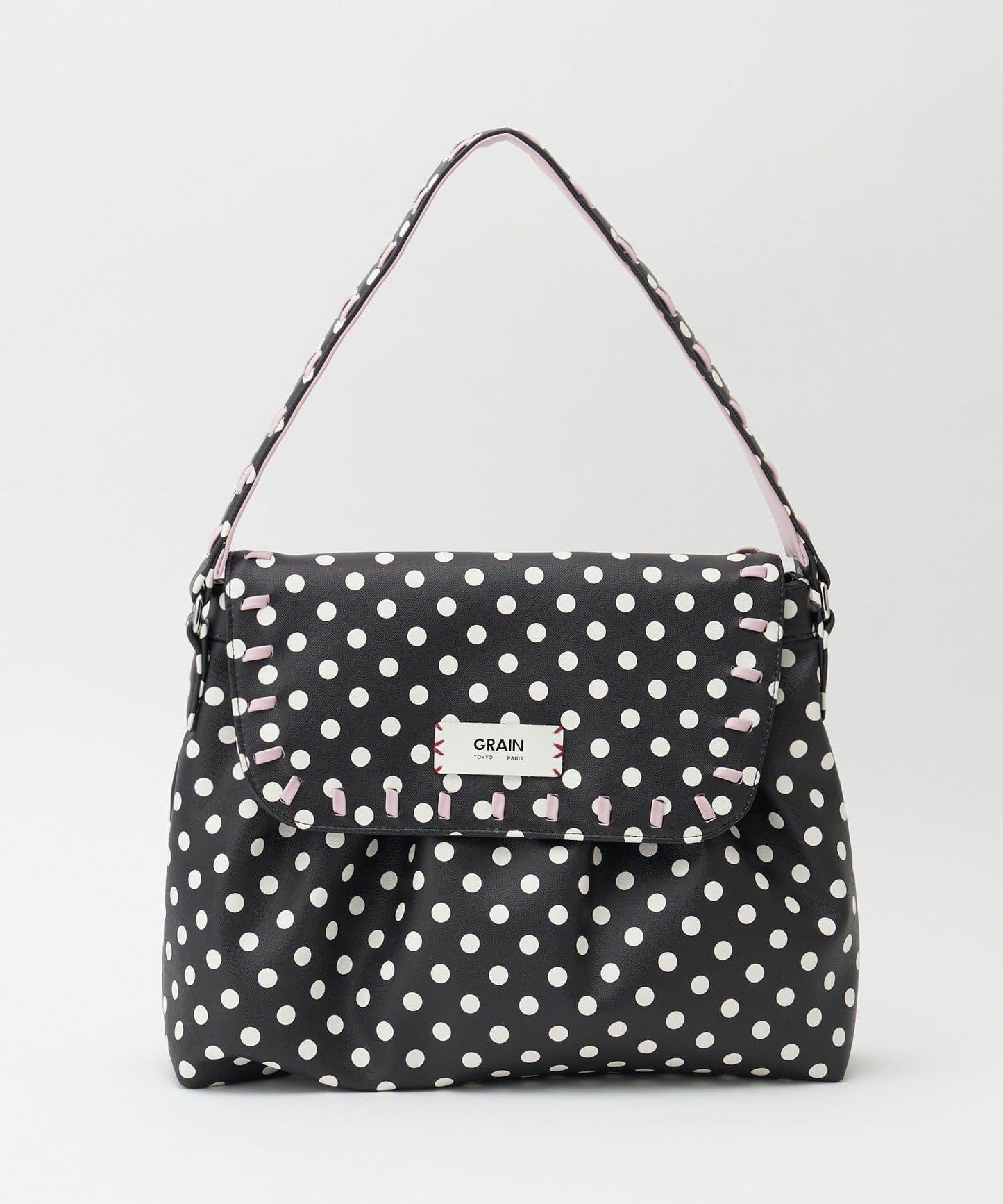 GRAIN 刺繡波點 波士頓包
