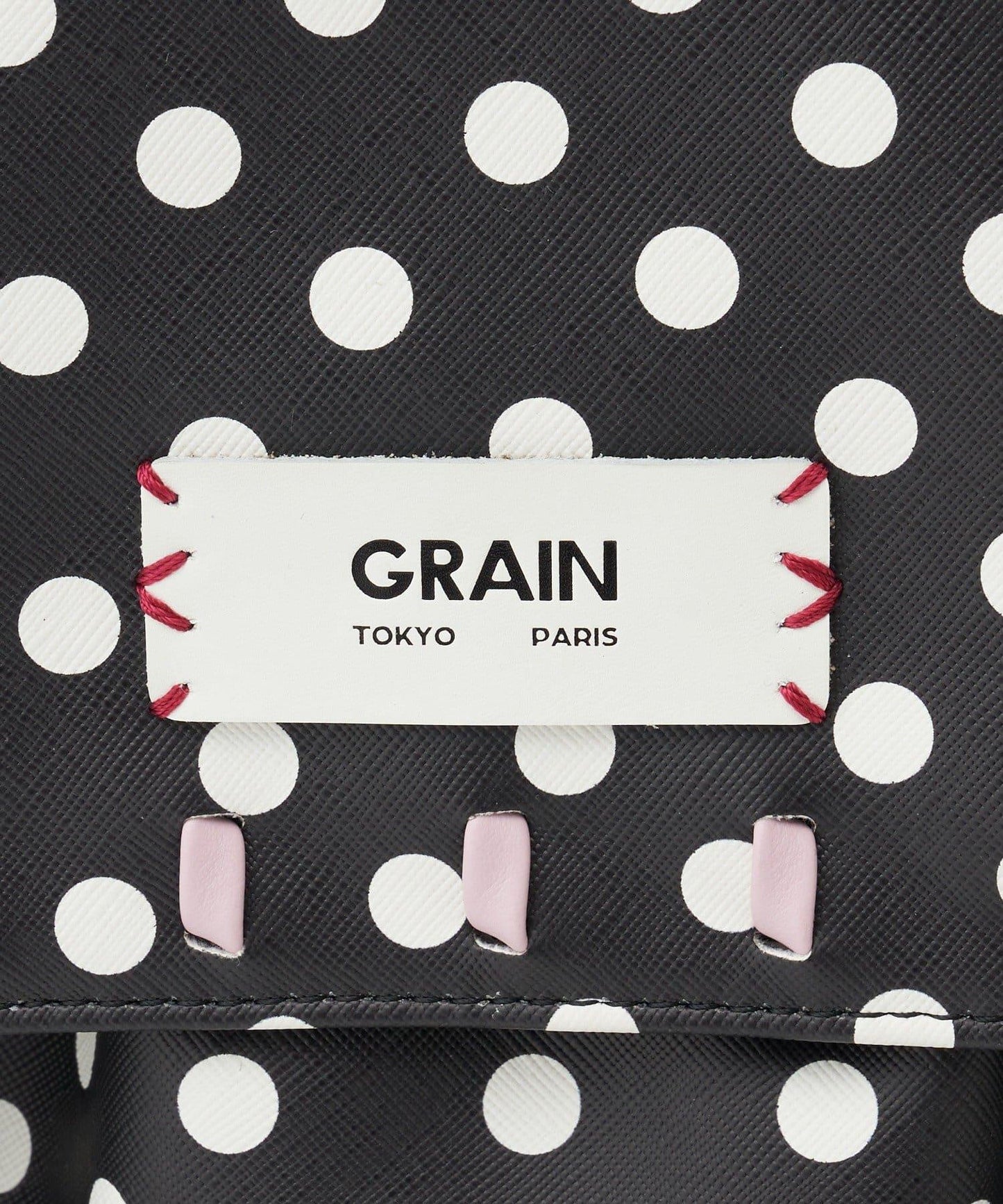 GRAIN 刺繡波點 波士頓包