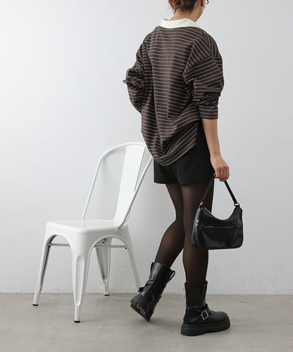 單褶設計 西裝面料 短款西裝短褲