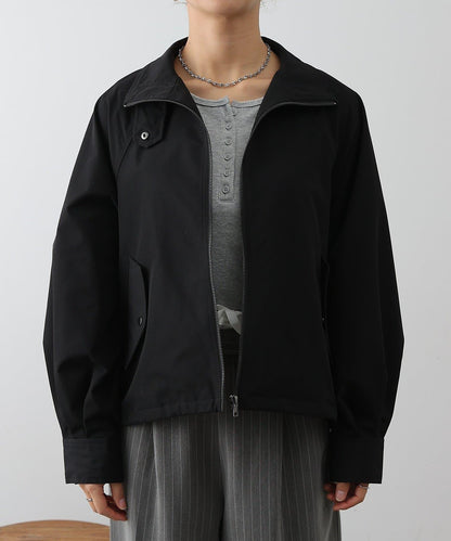 下襬抽繩拉鍊夾克