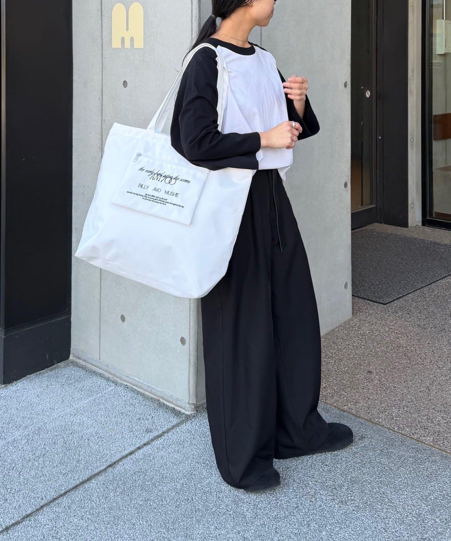 LEI企畫 防潑水外置口袋托特包