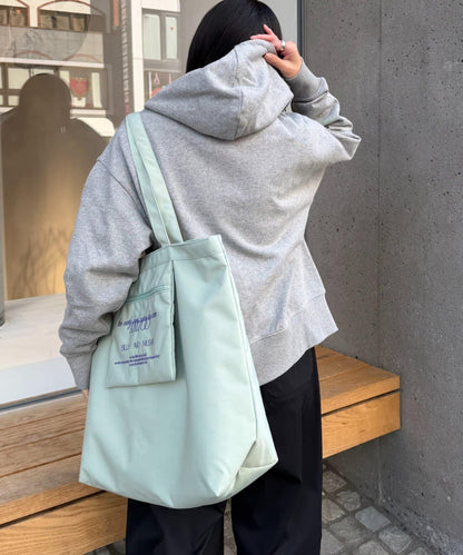 LEI企畫 防潑水外置口袋托特包