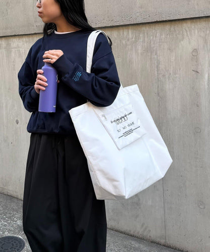 LEI企畫 防潑水外置口袋托特包