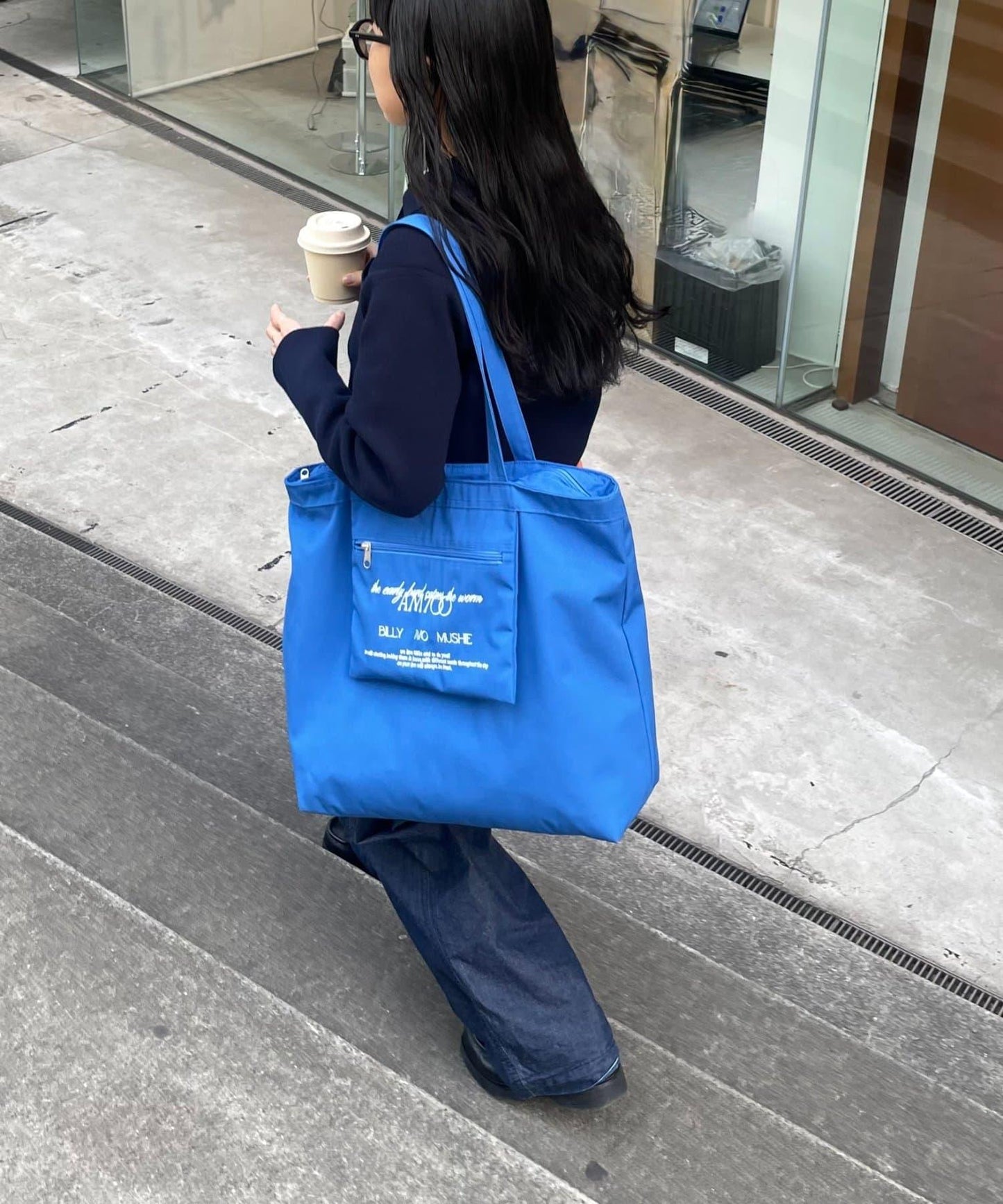 LEI企畫 防潑水外置口袋托特包