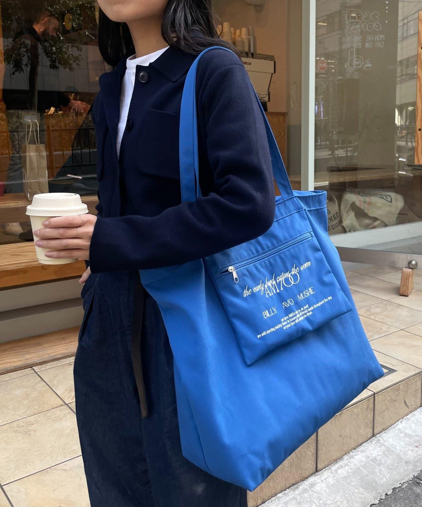 LEI企畫 防潑水外置口袋托特包