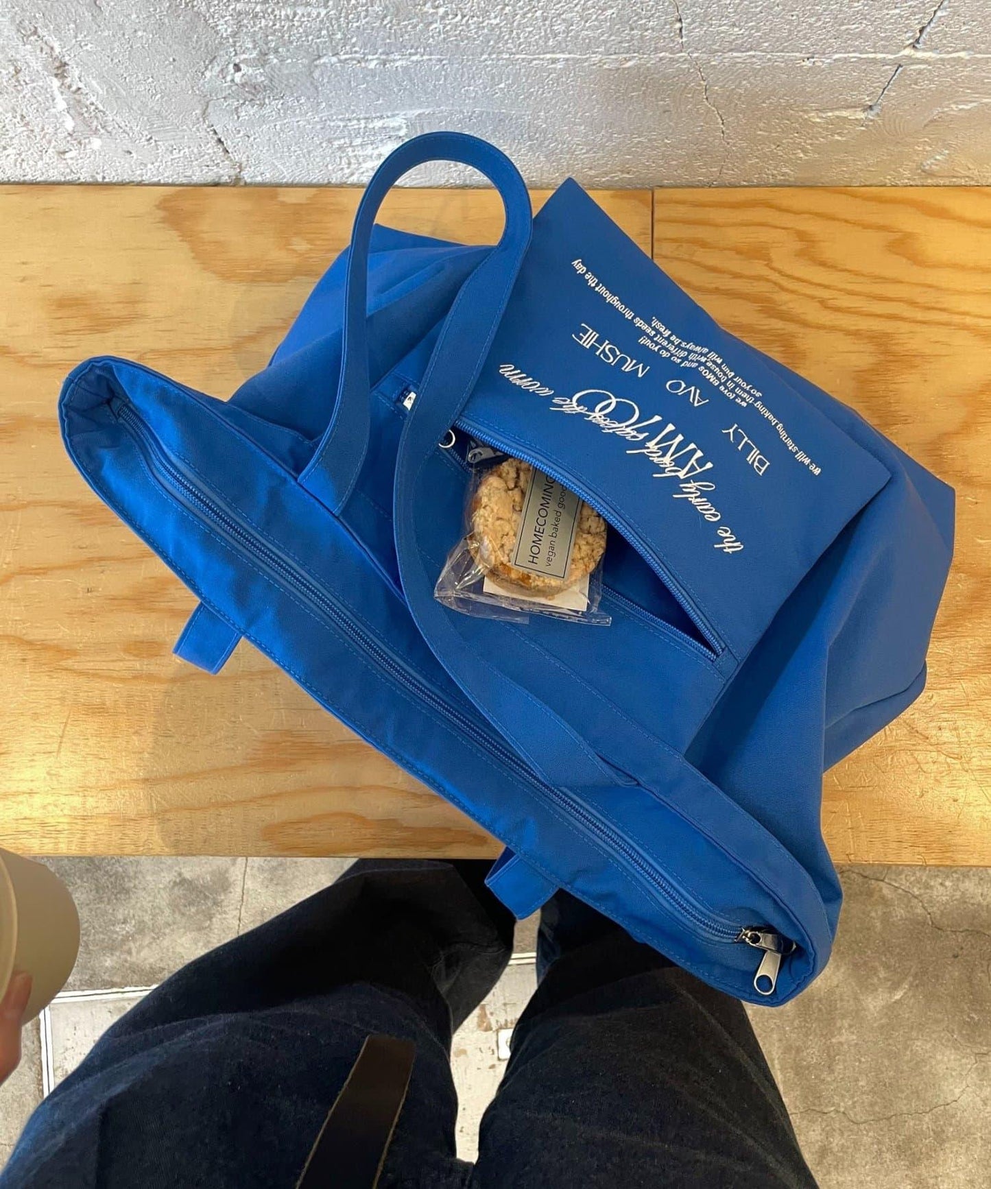 LEI企畫 防潑水外置口袋托特包