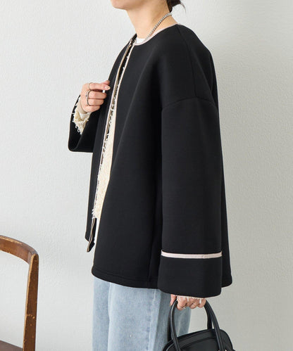 織帶裝飾 空氣層面料 夾克