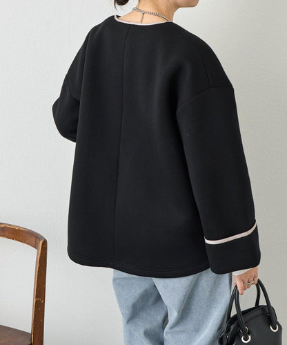 織帶裝飾 空氣層面料 夾克