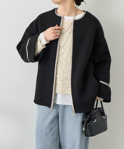 織帶裝飾 空氣層面料 夾克