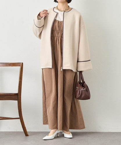 織帶裝飾 空氣層面料 夾克