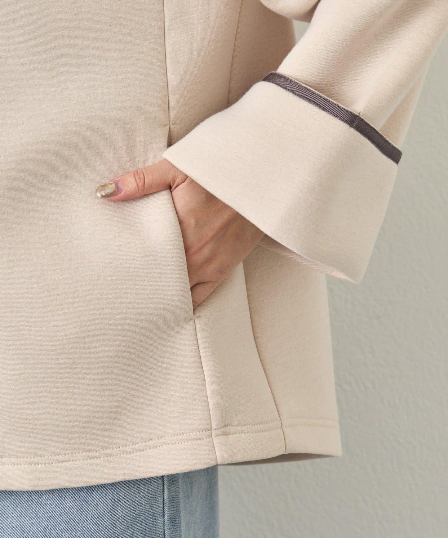 織帶裝飾 空氣層面料 夾克