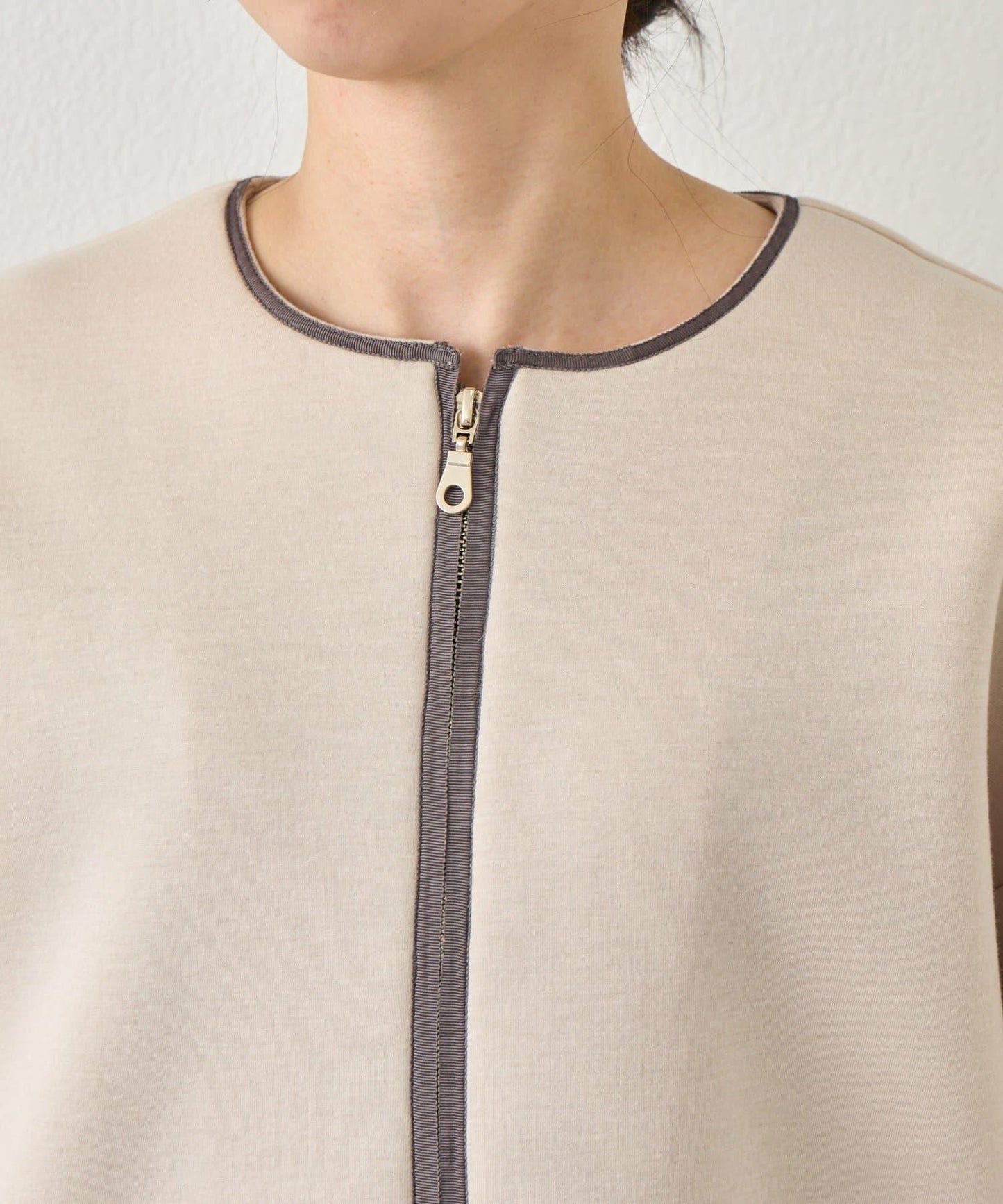 織帶裝飾 空氣層面料 夾克