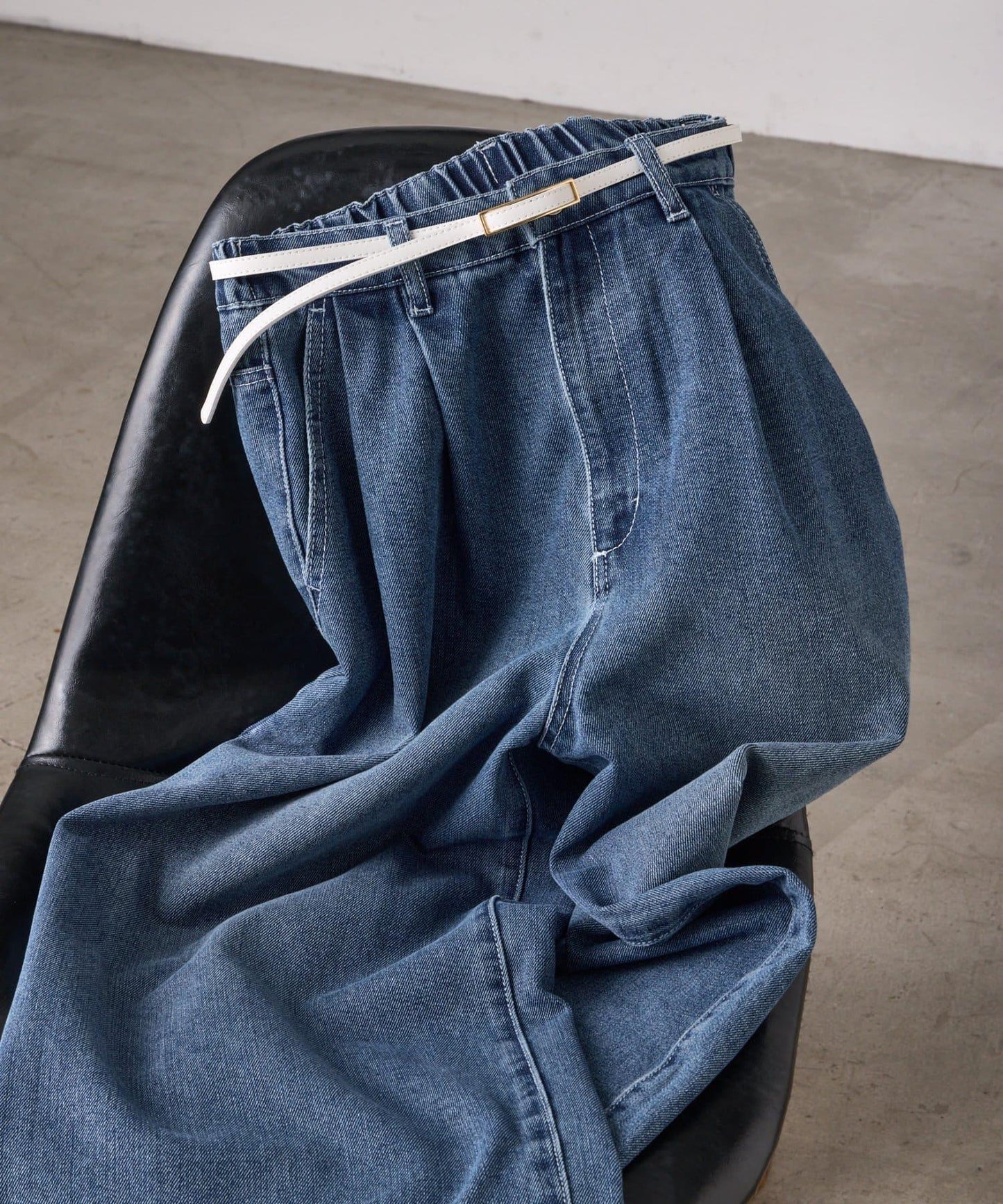 方形扣細版腰帶