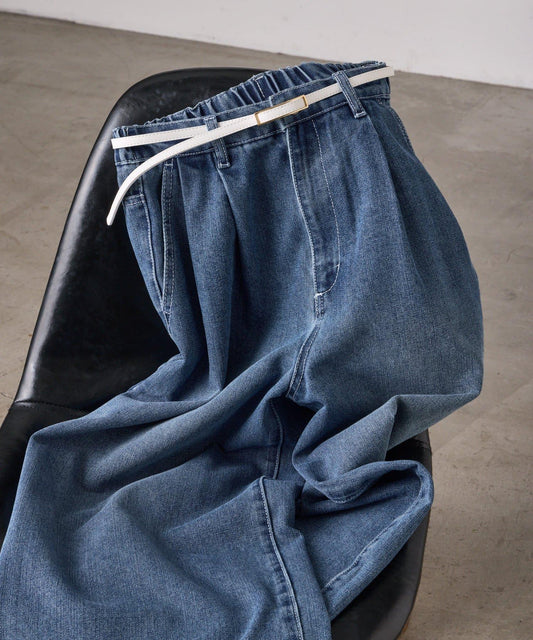 方形扣細版腰帶