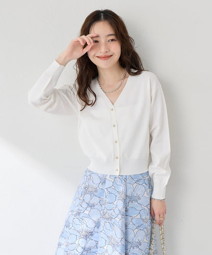 清涼觸感防曬 短款 針織開衫