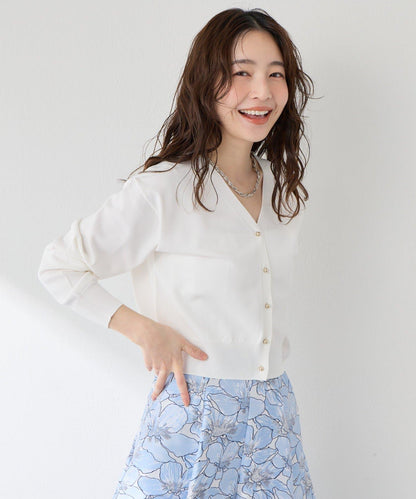 清涼觸感防曬 短款 針織開衫