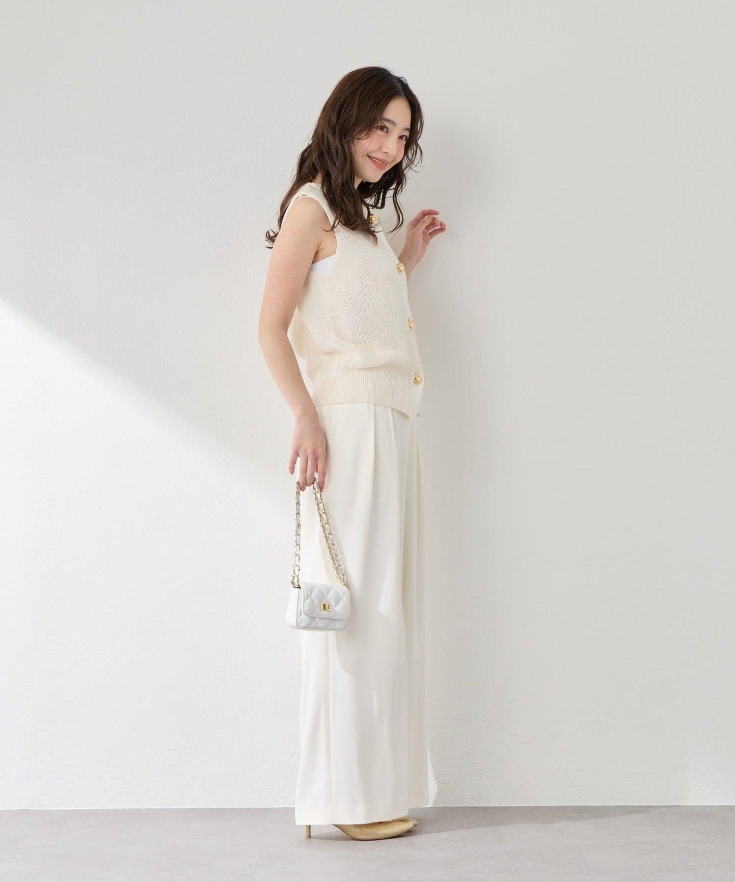 麻感棉前後兩穿單羅紋馬甲