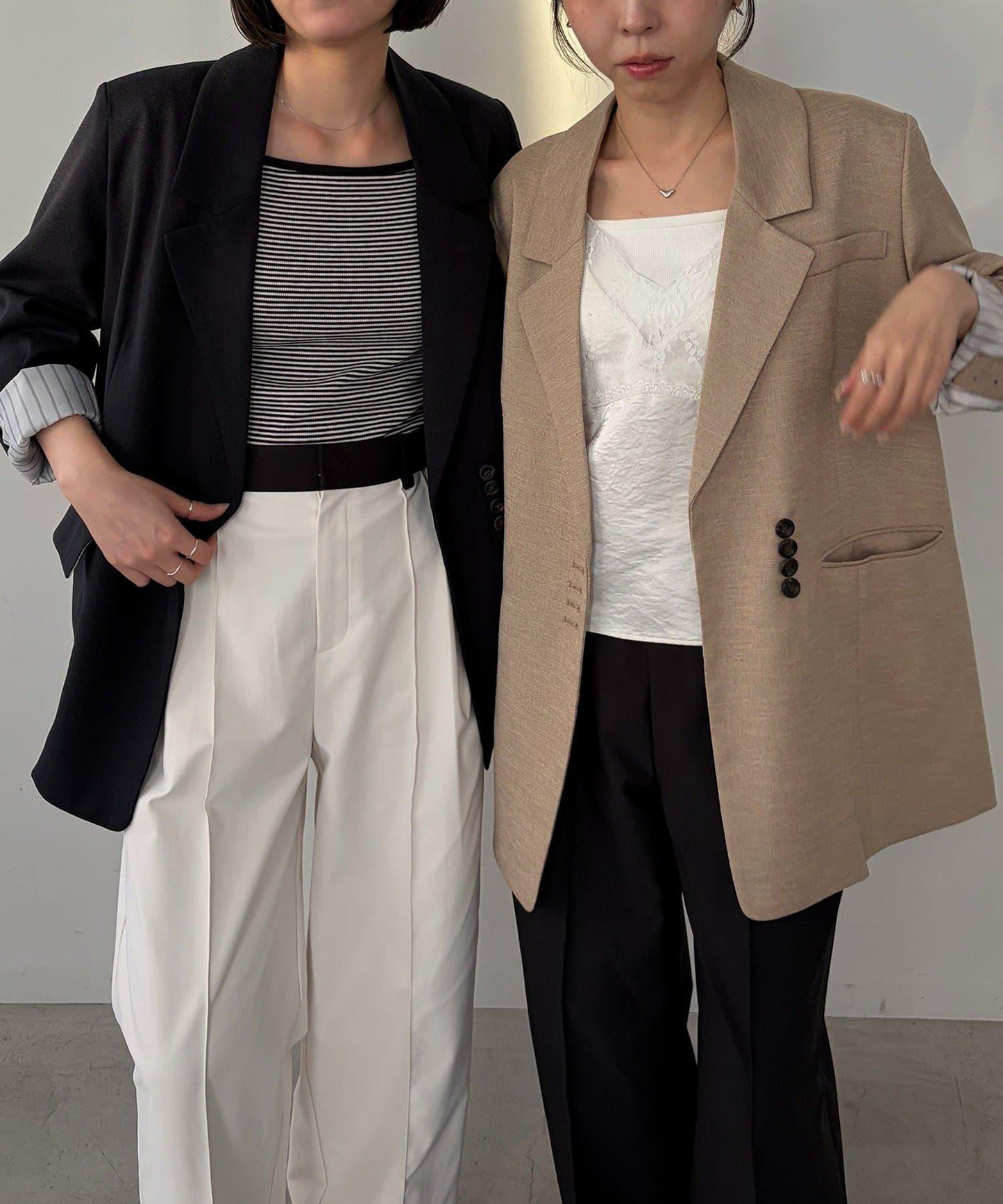 C.L 亞麻質感西裝外套